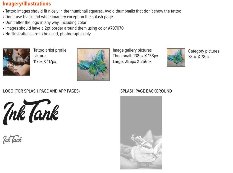 Design Language Imagery instructions for InkTank app